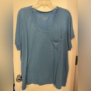 Plus Size Women’s 2X, Simply Styled Blue Top